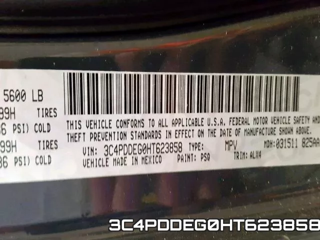 3C4PDDEG0HT623858 фото 2