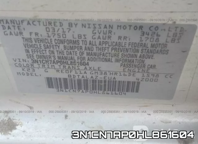 3N1CN7AP0HL861604 фото 10