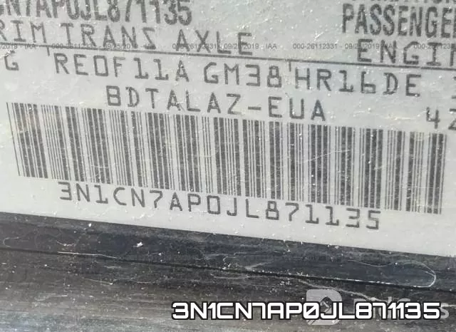 3N1CN7AP0JL871135 фото 10