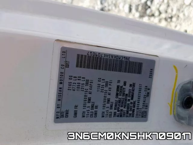 3N6CM0KN5HK709017 фото 2