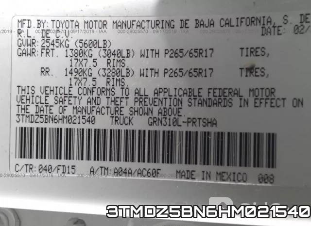 3TMDZ5BN6HM021540 фото 10