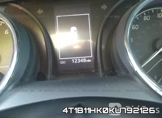 4T1B11HK0KU792126 фото 8