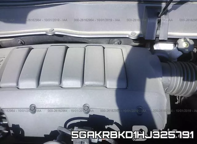5GAKRBKD1HJ325791 фото 2