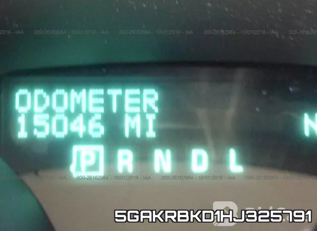 5GAKRBKD1HJ325791 фото 8