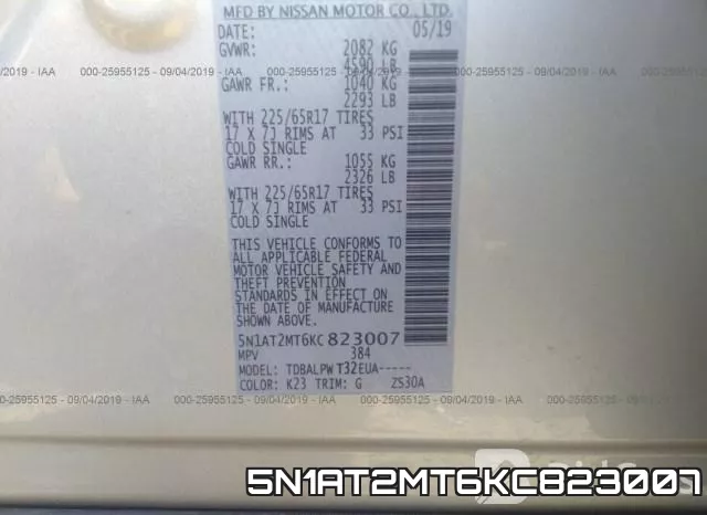 5N1AT2MT6KC823007 фото 10
