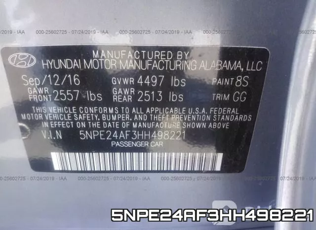 5NPE24AF3HH498221 фото 8