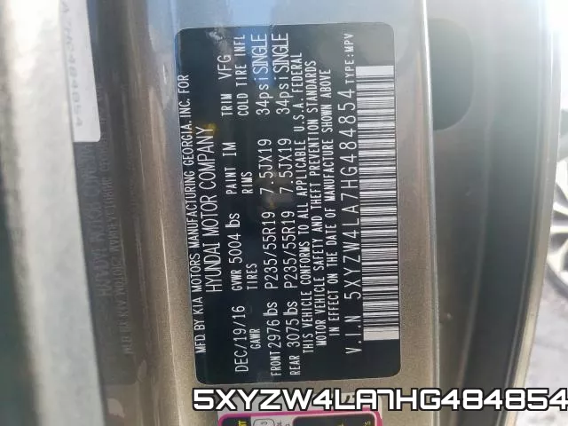 5XYZW4LA7HG484854 фото 2