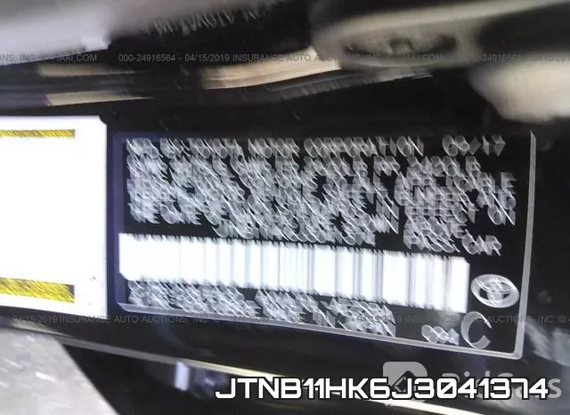 JTNB11HK6J3041374 фото 10