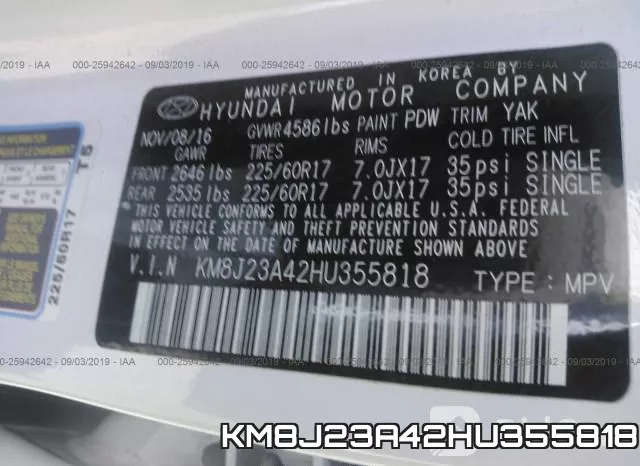 KM8J23A42HU355818 фото 9