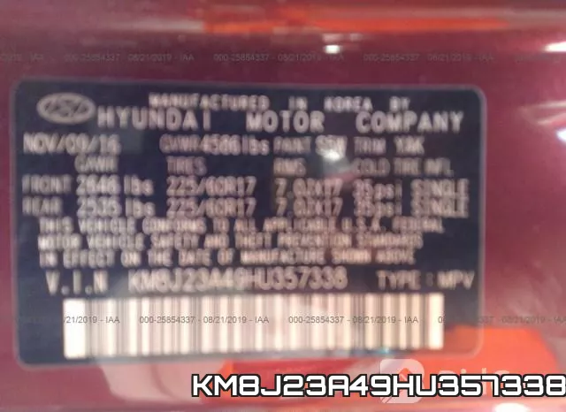 KM8J23A49HU357338 фото 10