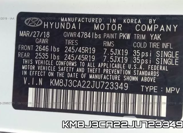 KM8J3CA22JU723349 фото 10