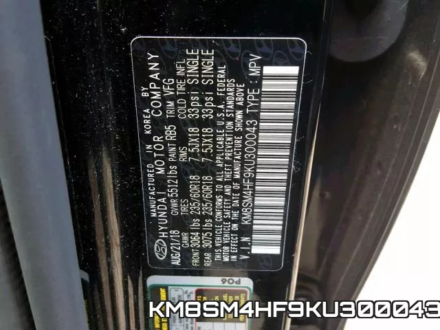 KM8SM4HF9KU300043 фото 2