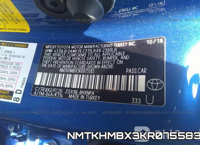 NMTKHMBX3KR075583 фото 10