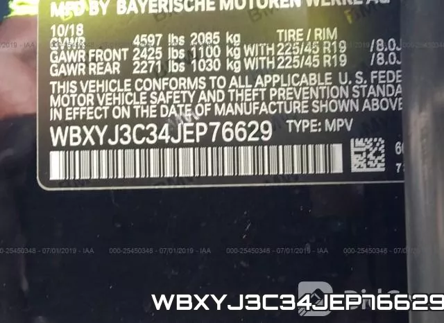 WBXYJ3C34JEP76629 фото 10