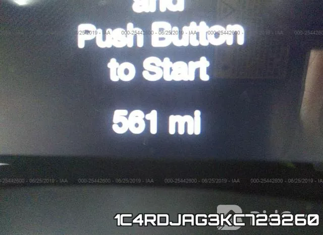 1C4RDJAG3KC723260 фото 8