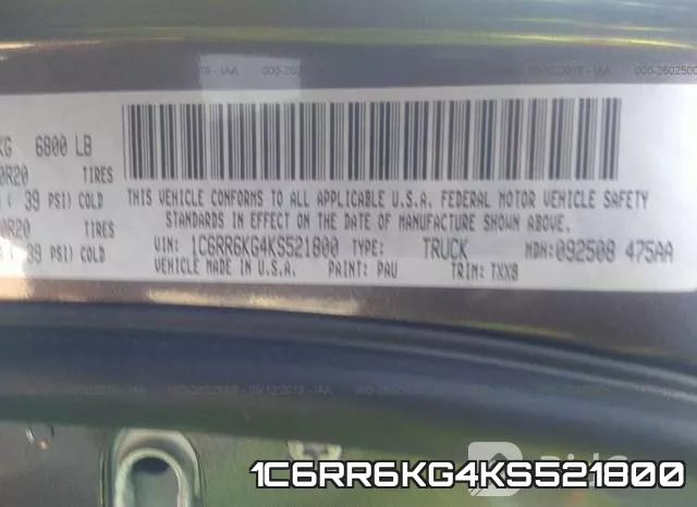 1C6RR6KG4KS521800 фото 10