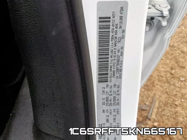 1C6SRFFT5KN665167 фото 2