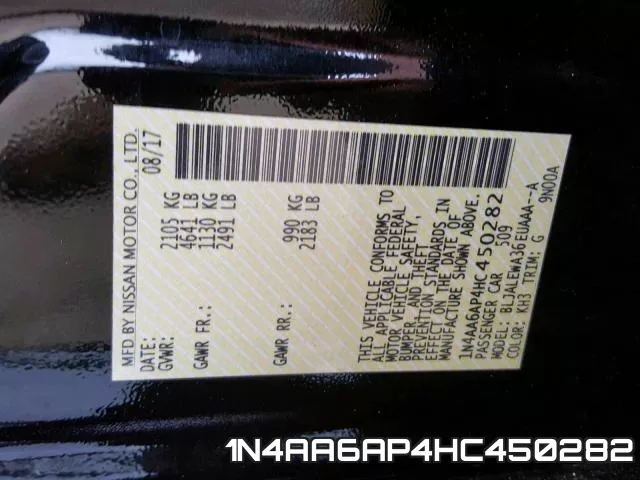 1N4AA6AP4HC450282 фото 2