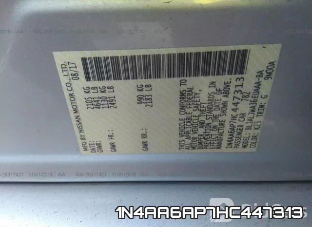 1N4AA6AP7HC447313 фото 10