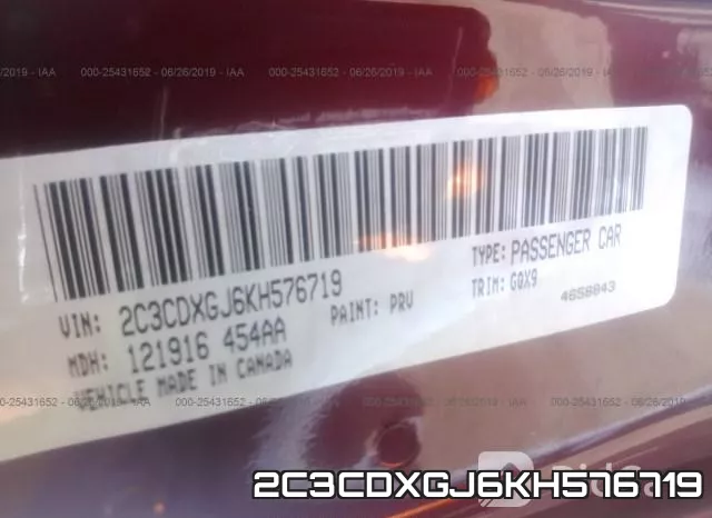 2C3CDXGJ6KH576719 фото 10