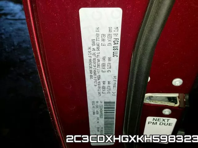 2C3CDXHGXKH598323 фото 2