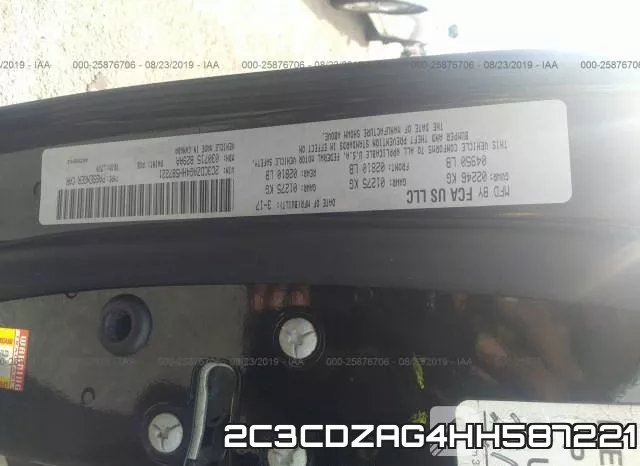 2C3CDZAG4HH587221 фото 10