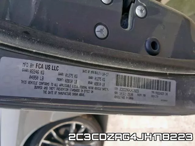 2C3CDZAG4JH178223 фото 2