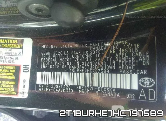2T1BURHE7HC797589 фото 9