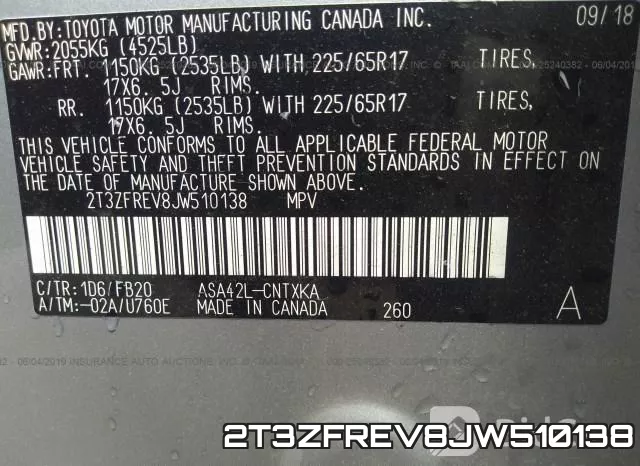 2T3ZFREV8JW510138 фото 10