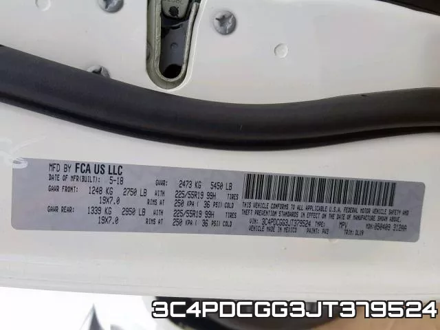 3C4PDCGG3JT379524 фото 2