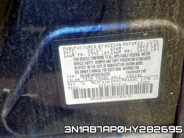 3N1AB7AP0HY282695 фото 2