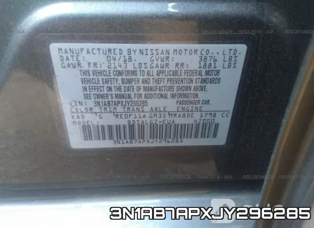3N1AB7APXJY296285 фото 10