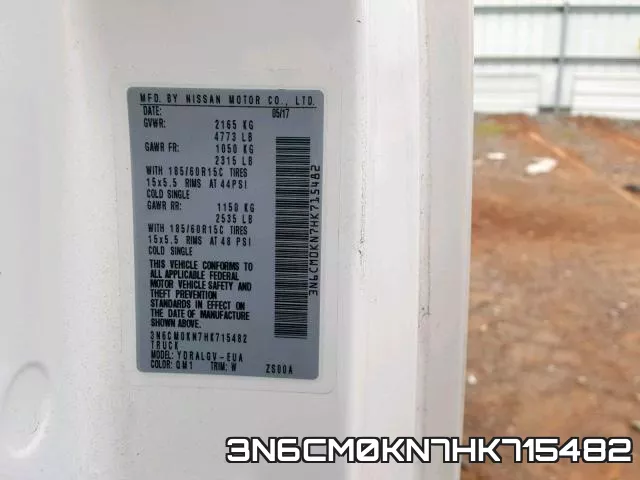 3N6CM0KN7HK715482 фото 2