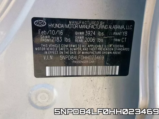 5NPD84LF0HH023469 фото 2
