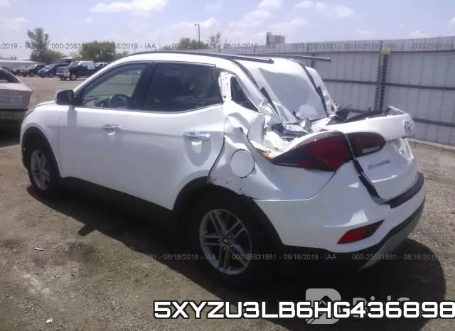 5XYZU3LB6HG436898 фото 4