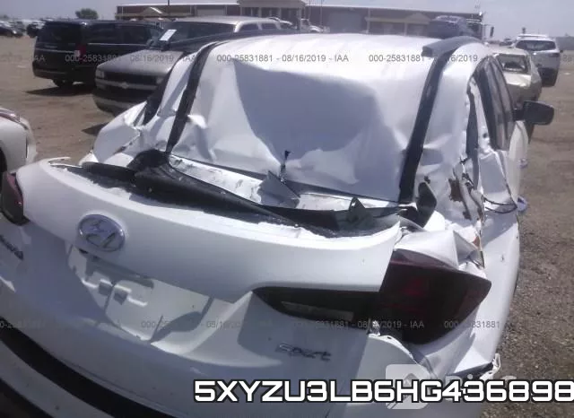 5XYZU3LB6HG436898 фото 6