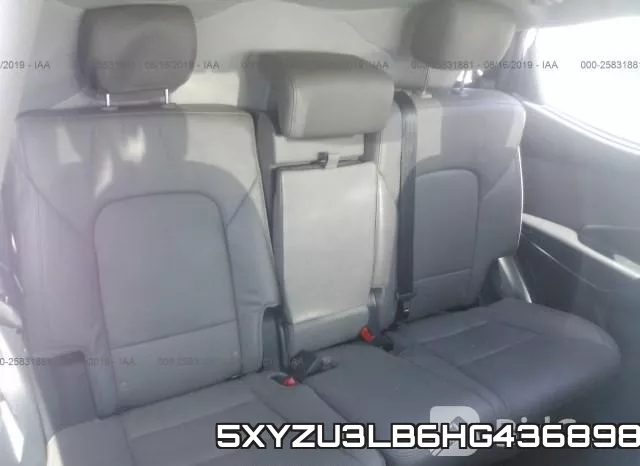 5XYZU3LB6HG436898 фото 8