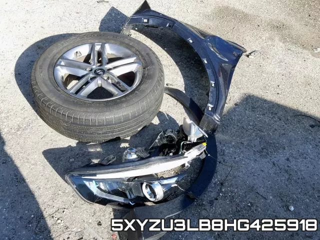5XYZU3LB8HG425918 фото 10