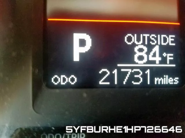 5YFBURHE1HP726646 фото 8