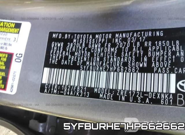 5YFBURHE7HP662662 фото 10