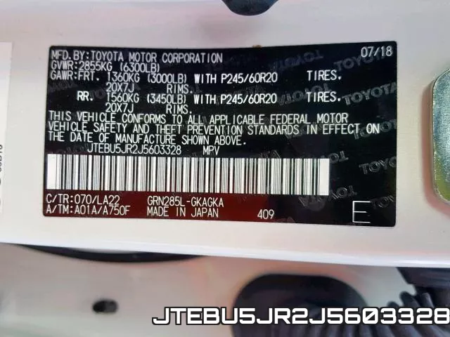 JTEBU5JR2J5603328 фото 2