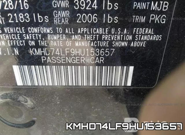 KMHD74LF9HU153657 фото 10