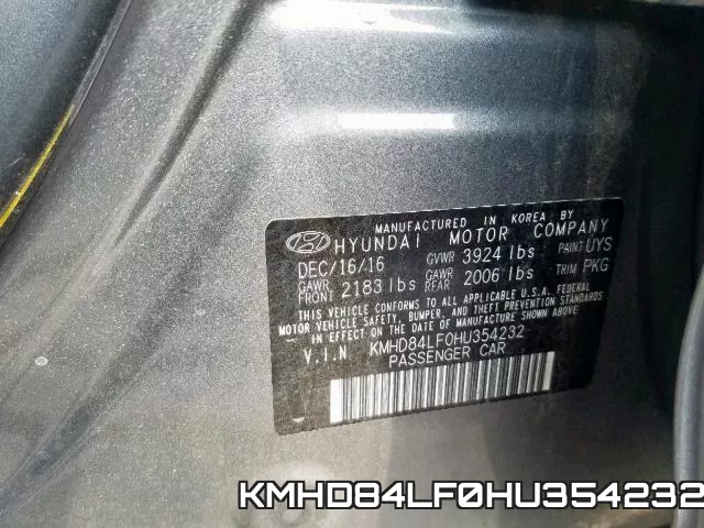 KMHD84LF0HU354232 фото 2