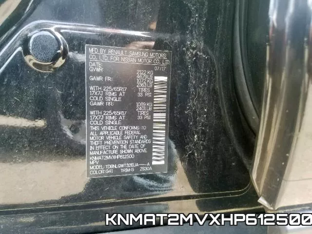 KNMAT2MVXHP612500 фото 2