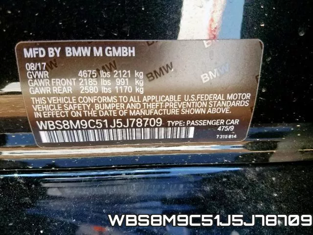 WBS8M9C51J5J78709 фото 2