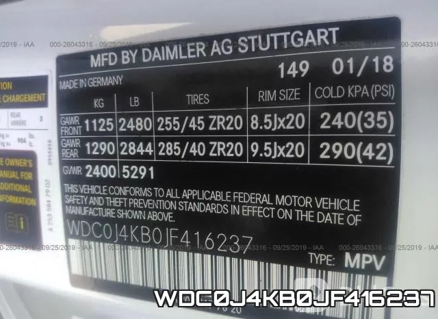 WDC0J4KB0JF416237 фото 10