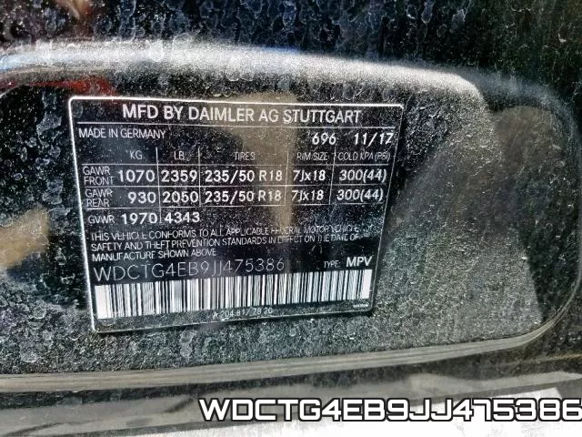 WDCTG4EB9JJ475386 фото 2