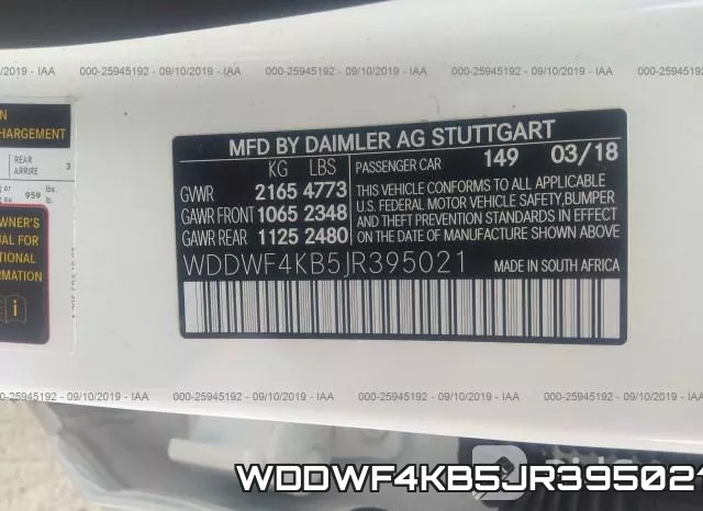 WDDWF4KB5JR395021 фото 10