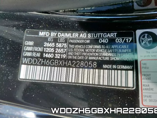 WDDZH6GBXHA228058 фото 2