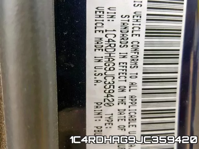 1C4RDHAG9JC359420 фото 2